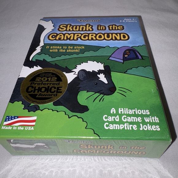 Jr RangerLand Skunk in the Campground Card Game Family Night Sealed NEW - Picture 5 of 5